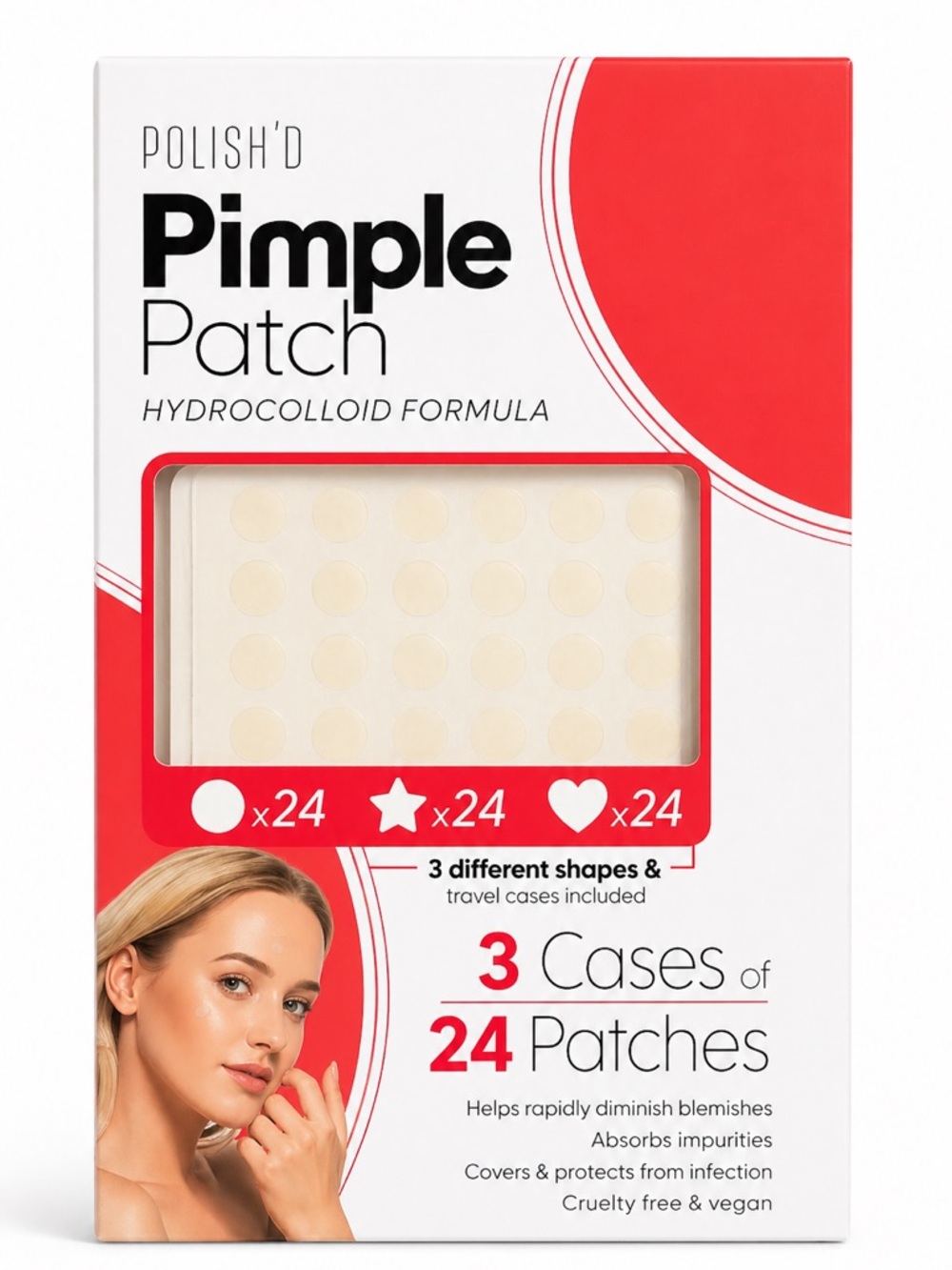 Pimple Patch Hydrocolloid Acne Patches - Beige